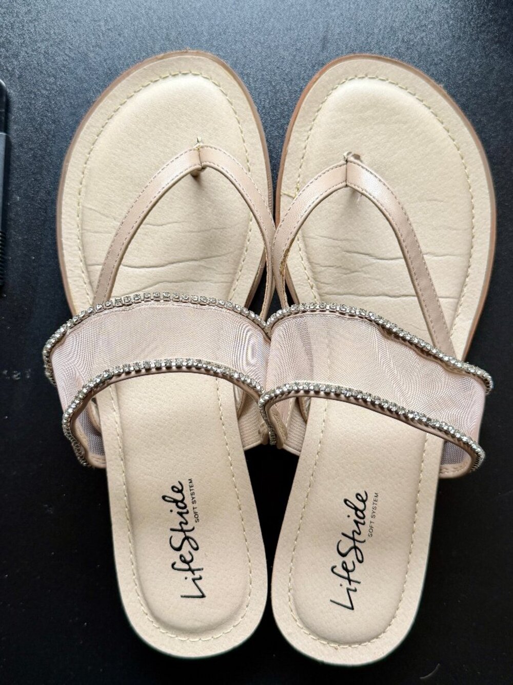 LifeStride Radiant Glow Thong Sandals